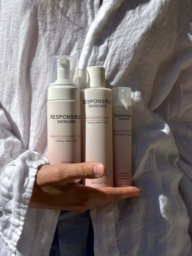 dame houd responsible skincare set vast