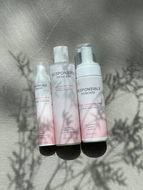 responisble skincare set
